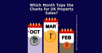 Which month tops the charts for UK property sales?