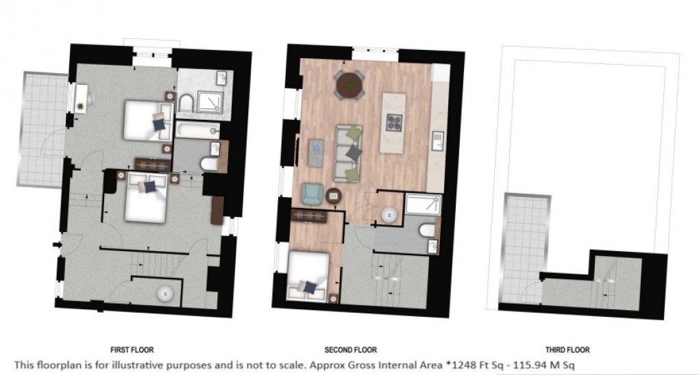 Floorplan for Palace Wharf Apartments, Hammersmith
