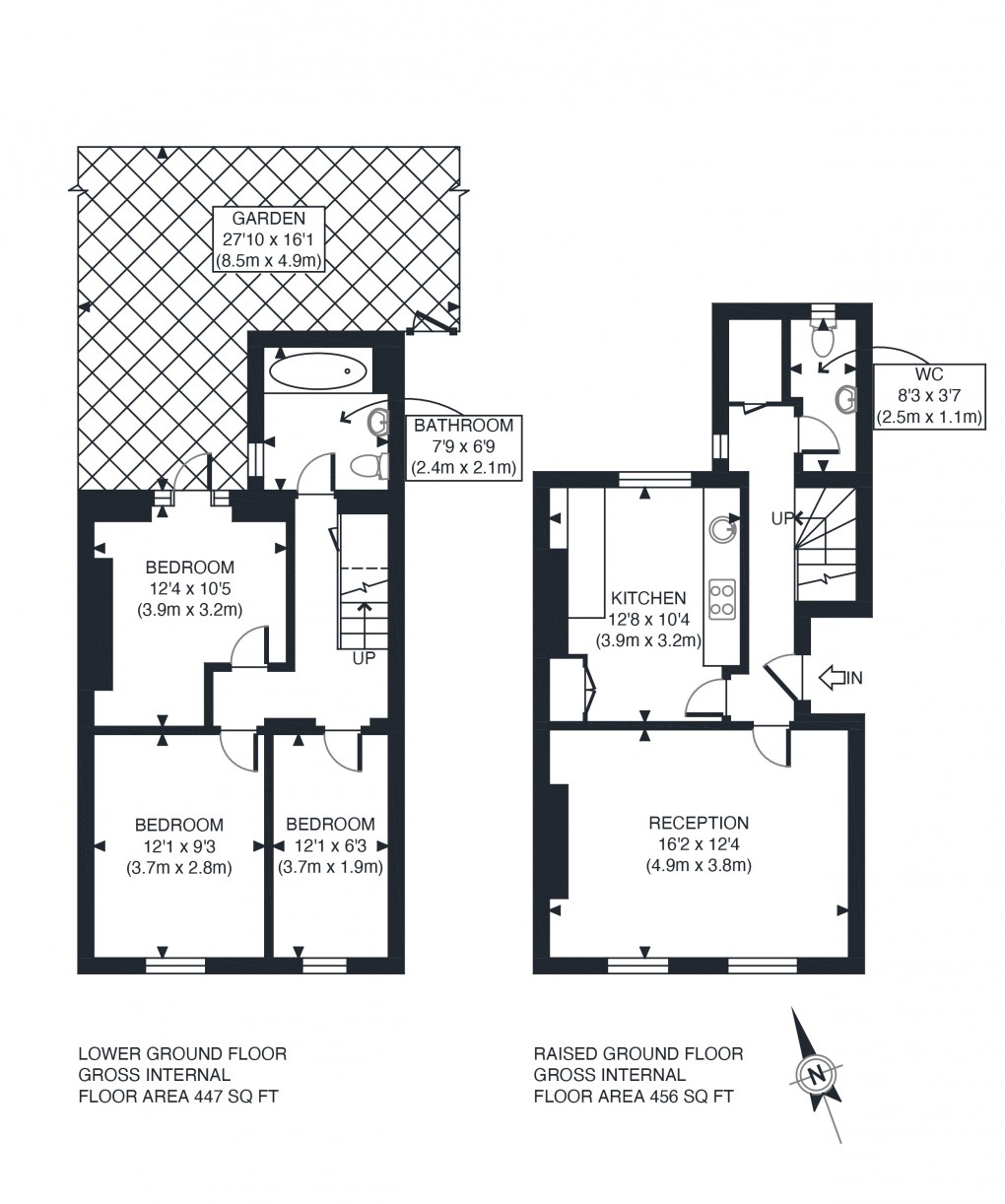 Floorplan for Miranda Road, Archway