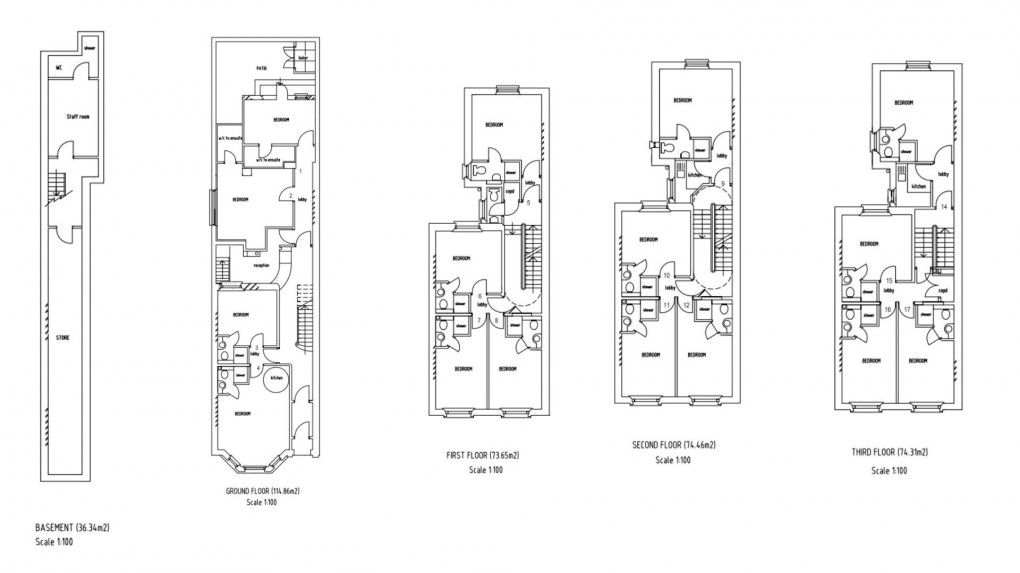 Floorplan for Simply Rooms & Suites, London