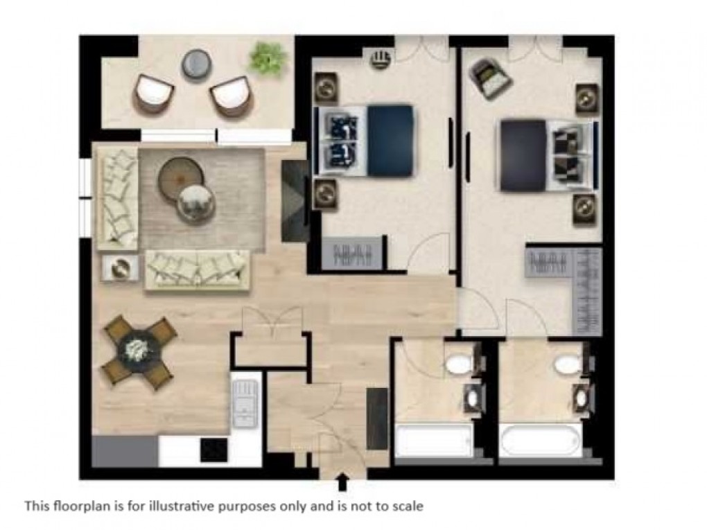 Floorplan for Garrett Mansions, Edgware