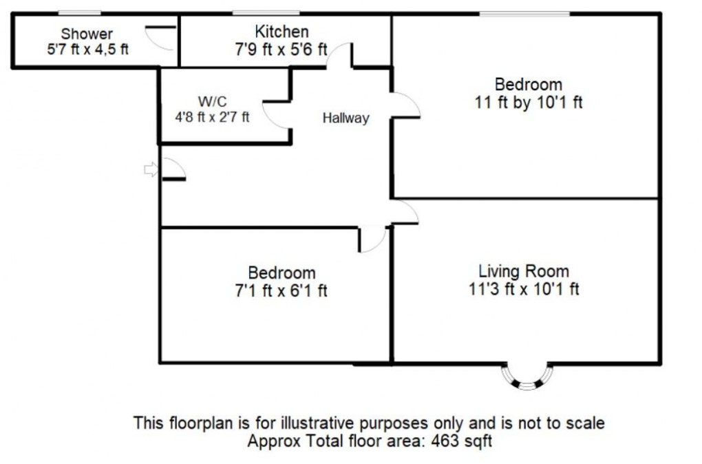 Floorplan for Waverley Gardens, NW10