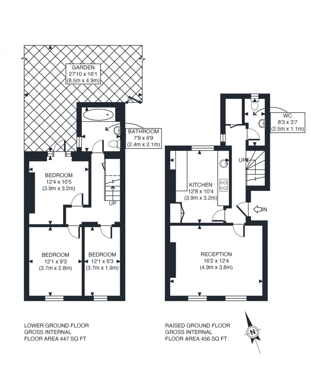 Floorplan for Archway, London, N19