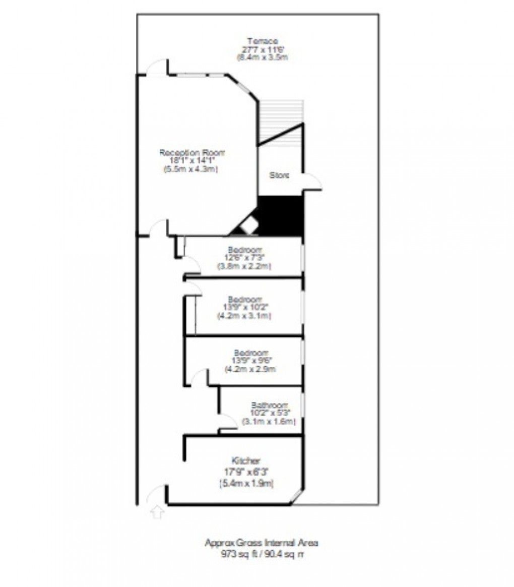 Floorplan for Longfield House, W5