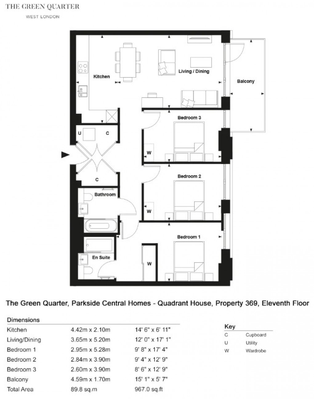 Floorplan for Randolph Road, London, UB1