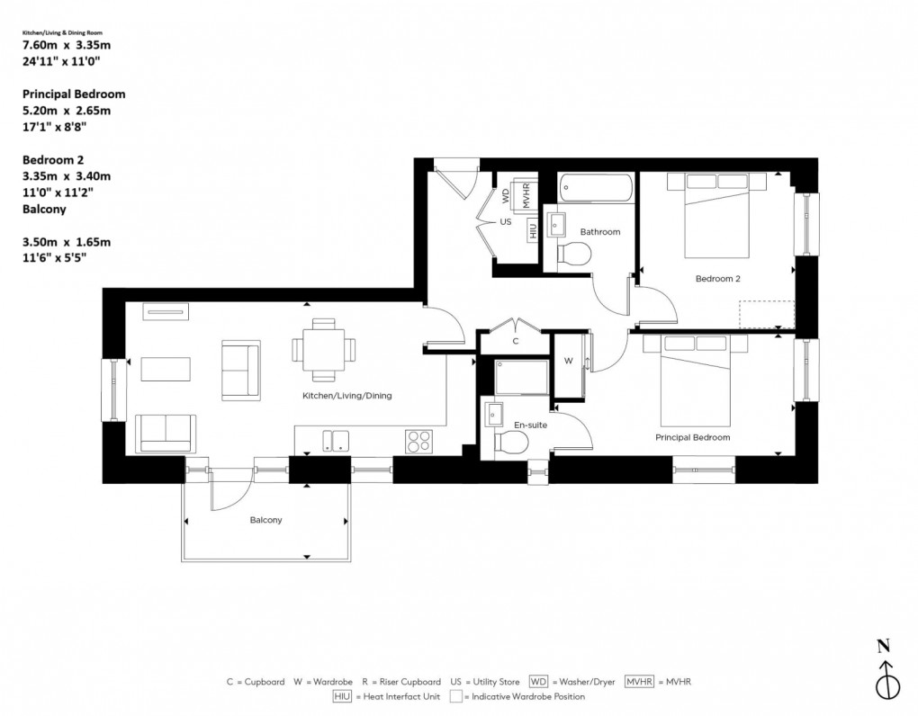 Floorplan for Lampton Parkside , TW3