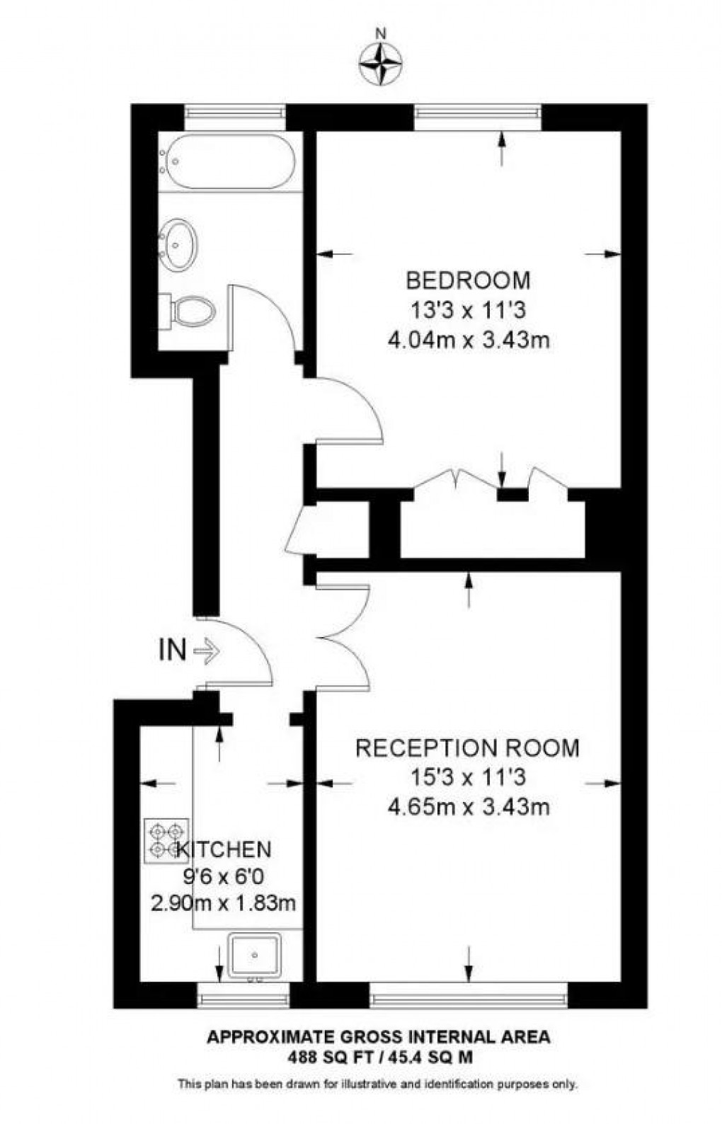 Floorplan for Randolph Court, Belgrave Gardens, NW8