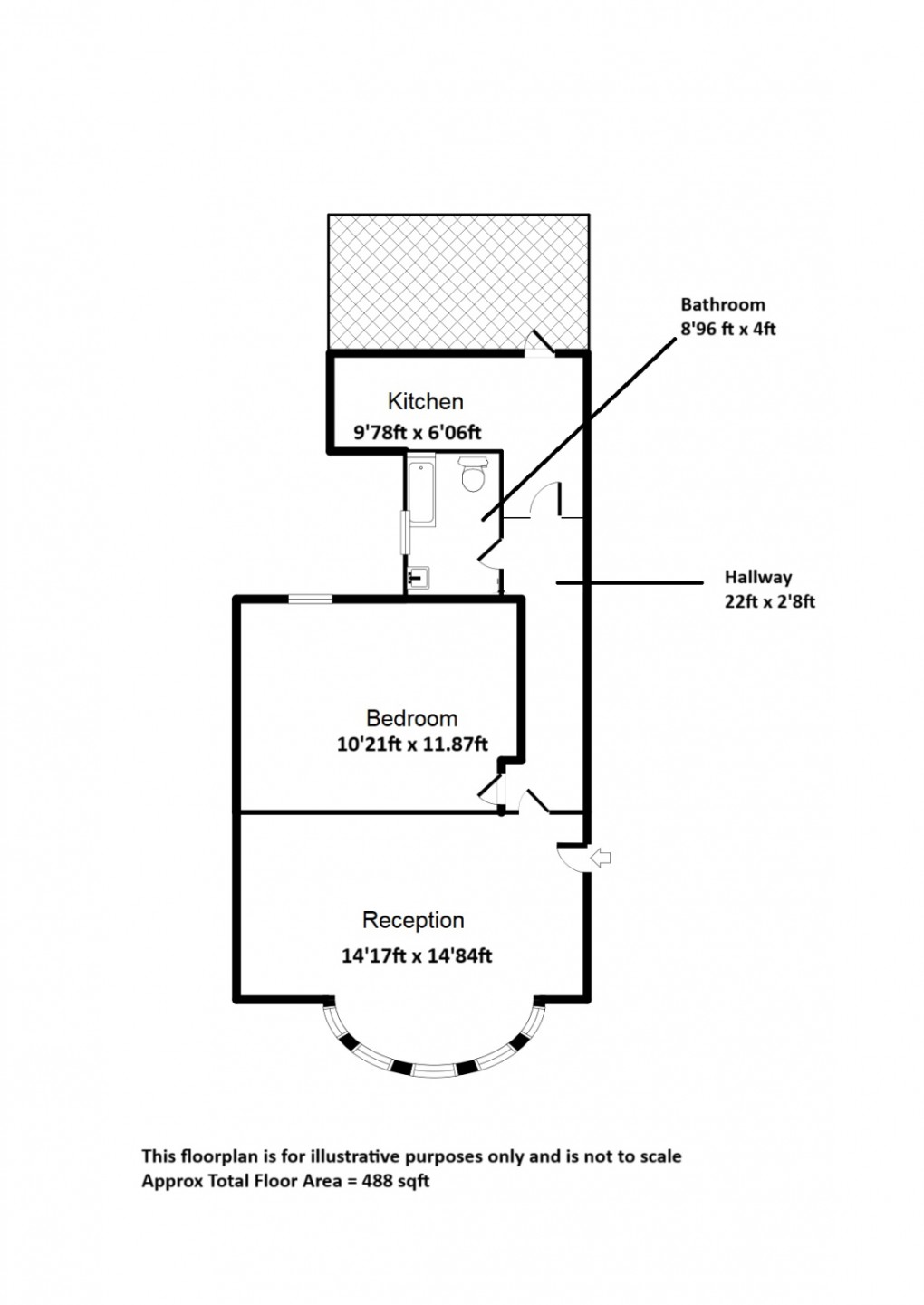 Floorplan for Earlham Grove , E7