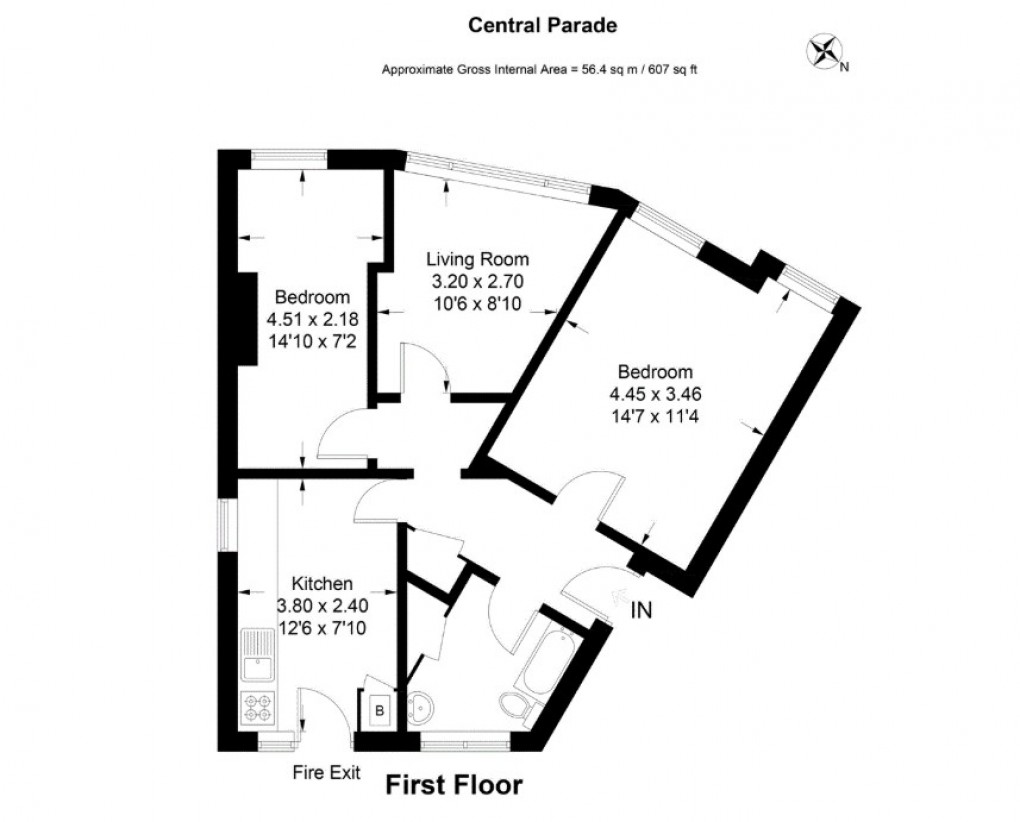 Floorplan for Gunnersbury Lane , W3