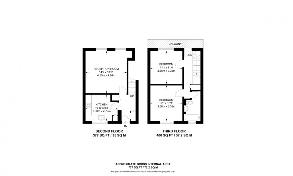 Floorplan for South Ealing, W5