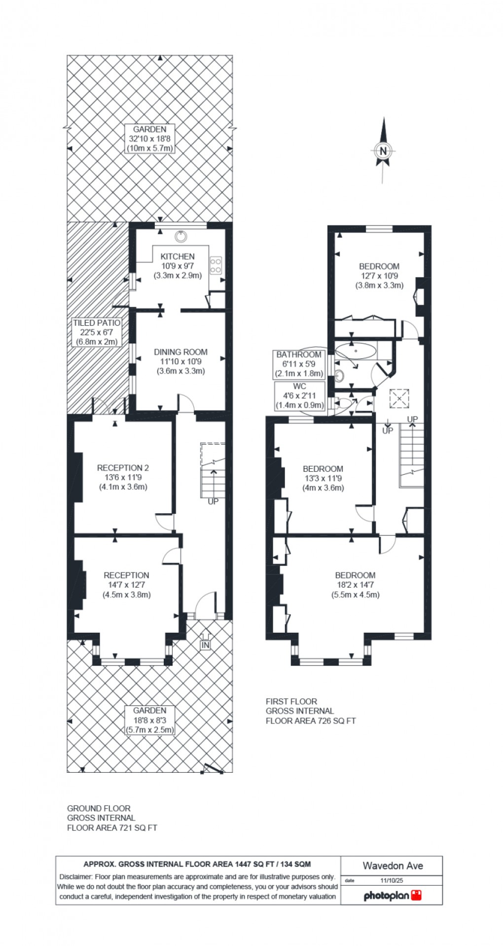 Floorplan for London, W4