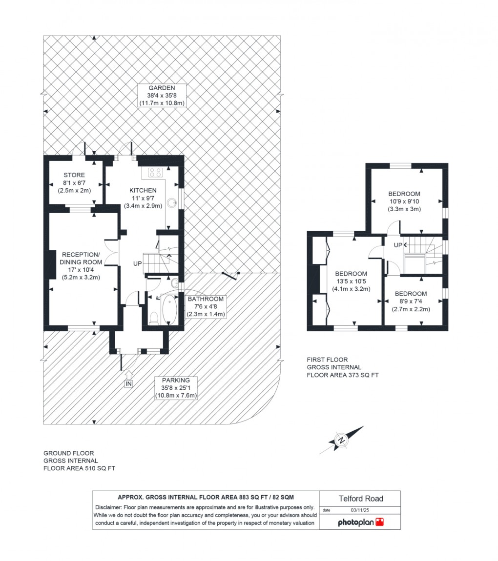 Floorplan for Telford Road, UB1
