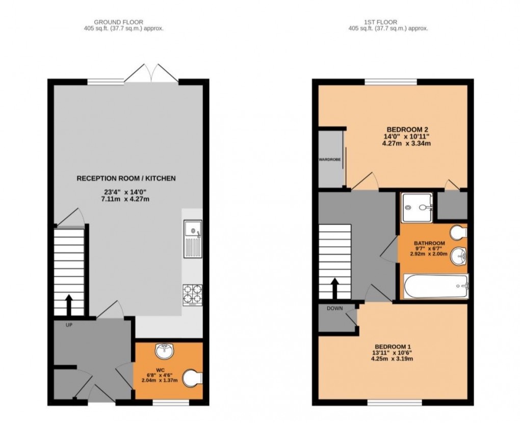 Floorplan for Lockwood Road, UB2
