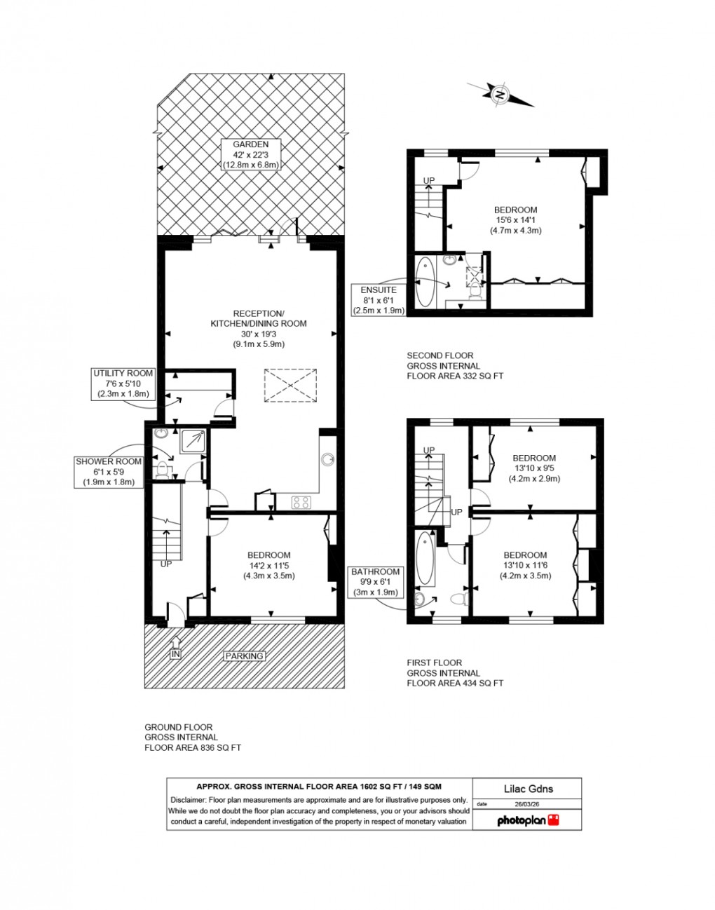 Floorplan for Lilac Gardens,  South Ealing W5