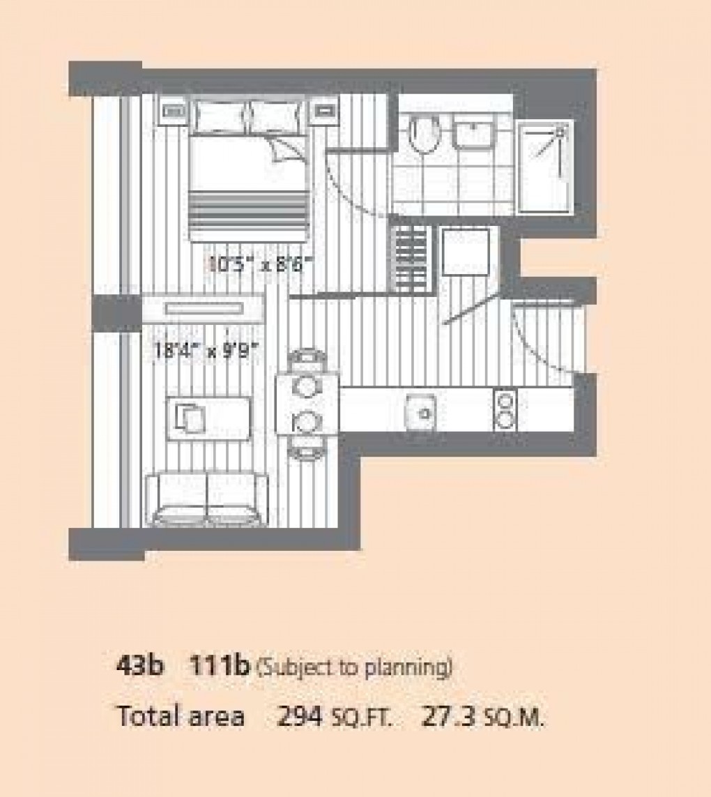 Floorplan for Central House, Hounslow,  UB6