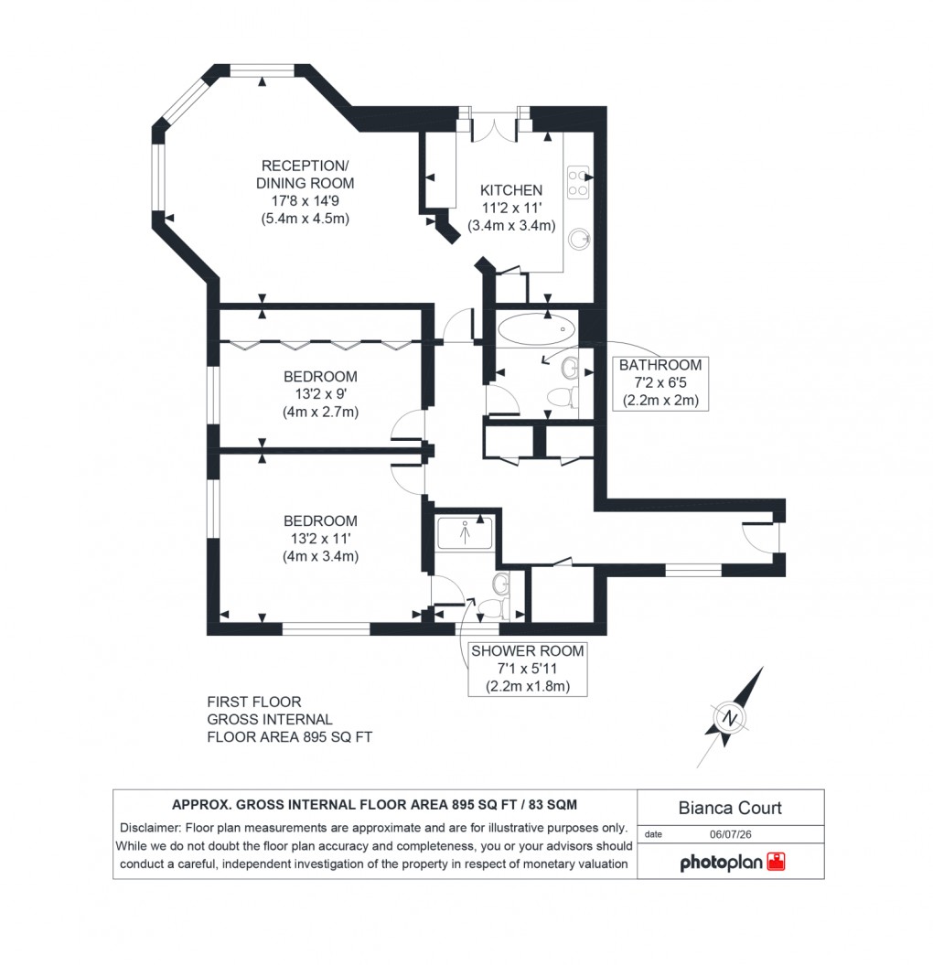 Floorplan for Marchant Square, Mill Hill, NW7