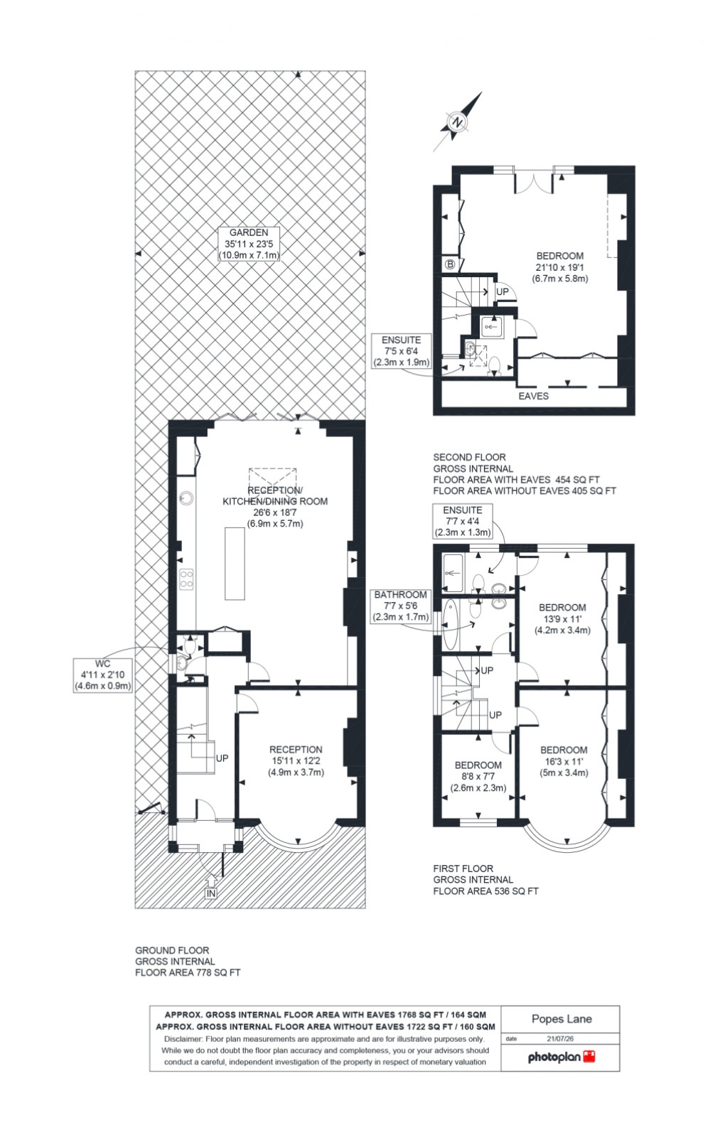 Floorplan for Popes Lane, Ealing, W5